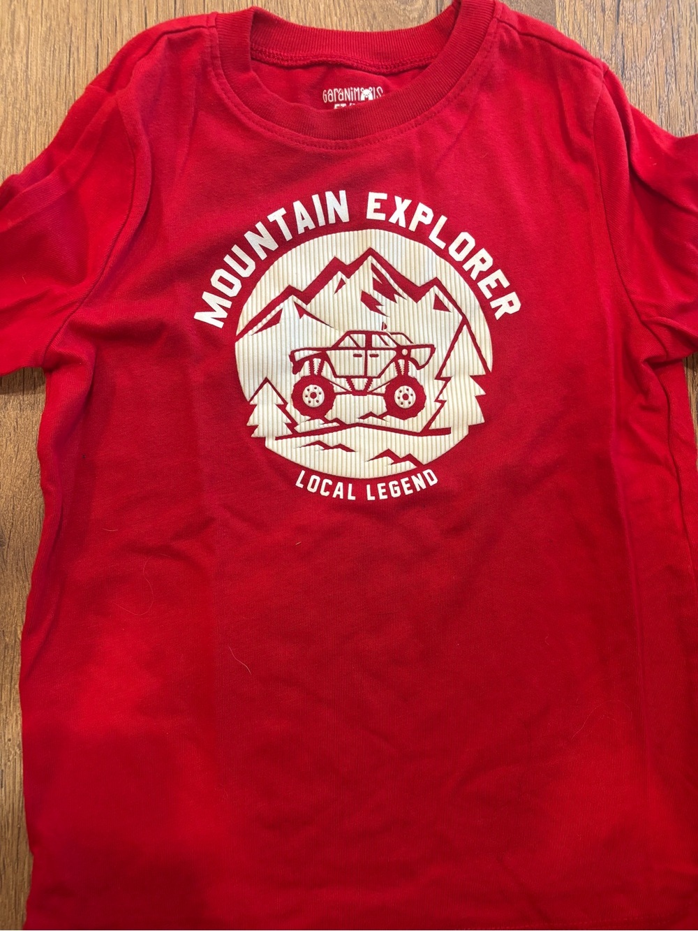 Garanimals Red Long Sleeve "Mountain Explorer" Tee